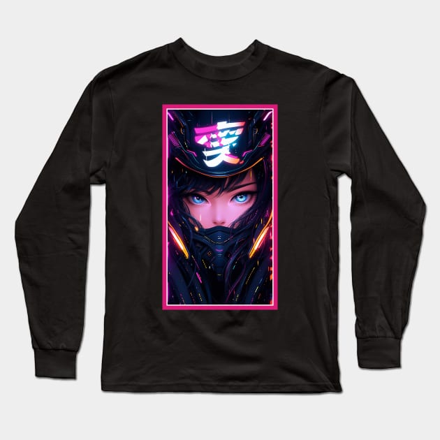 Anime Race Girl | High Quality Anime Artwork | Chibi Manga Anime Art Long Sleeve T-Shirt by AlNoah